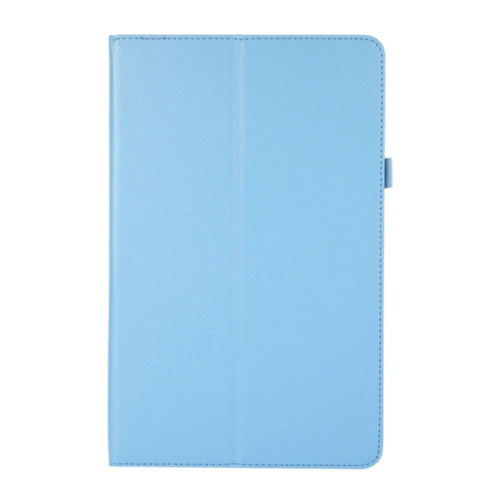 PU Leather Flip Cover for Lenovo Tab M8 (4th Gen) 2024 TB-301XU / M8 (4th Gen) 2023 TB-300FU Litchi Texture Tablet Case Stand - Baby Blue