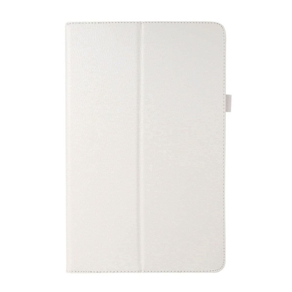 PU Leather Flip Cover for Lenovo Tab M8 (4th Gen) 2024 TB-301XU / M8 (4th Gen) 2023 TB-300FU Litchi Texture Tablet Case Stand - White