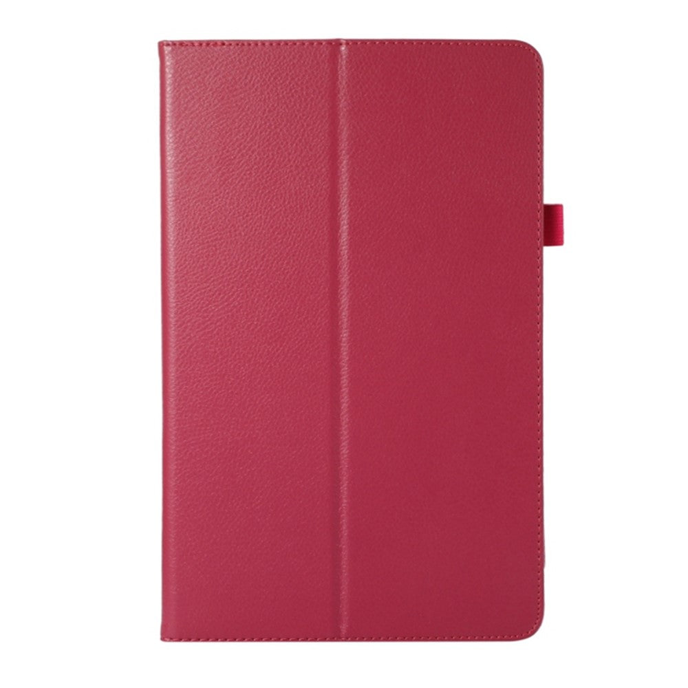PU Leather Flip Cover for Lenovo Tab M8 (4th Gen) 2024 TB-301XU / M8 (4th Gen) 2023 TB-300FU Litchi Texture Tablet Case Stand - Rose