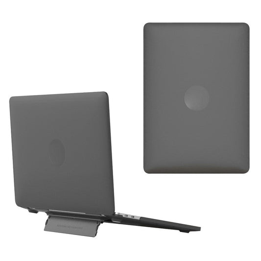 For MacBook Pro 14 inch (2024) (2021) A2442 / (2023) A2779 A2918 A2992 M1 Pro / M1 Max Hard PC Laptop Case Kickstand Cover - Black