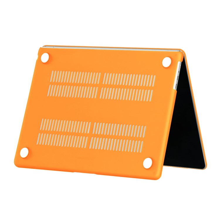 For Macbook Air 15 inch (2025) / (2024) A3114 M3 / (2023) M2 A2941 Laptop Case Anti-Scratch Hard PC Matte Notebook Cover - Orange