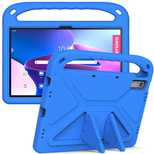 For Lenovo Tab P11 Gen 2 Hand Grip EVA Tablet Case Kickstand Shockproof Tablet Cover - Blue