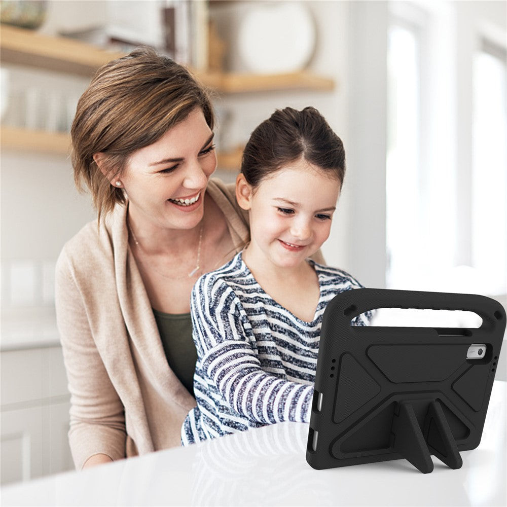 For Lenovo Tab M9 Kickstand Tablet Case Hand Grip EVA Shockproof Cover - Black