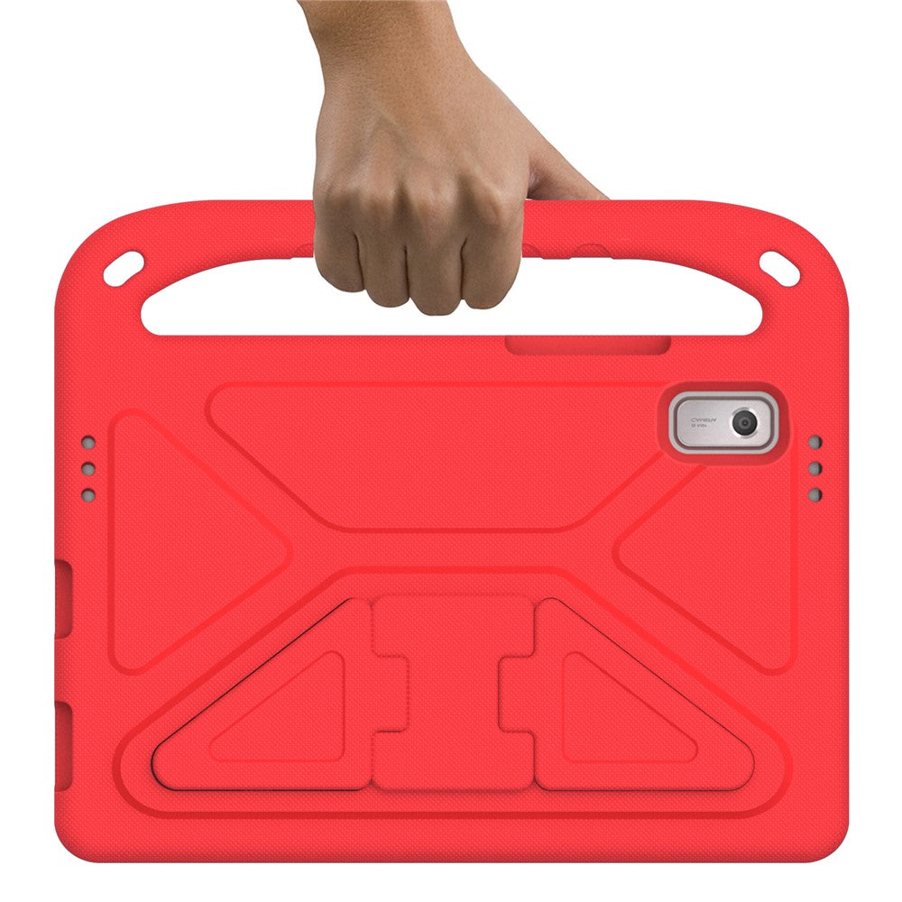 For Lenovo Tab M9 Kickstand Tablet Case Hand Grip EVA Shockproof Cover - Red
