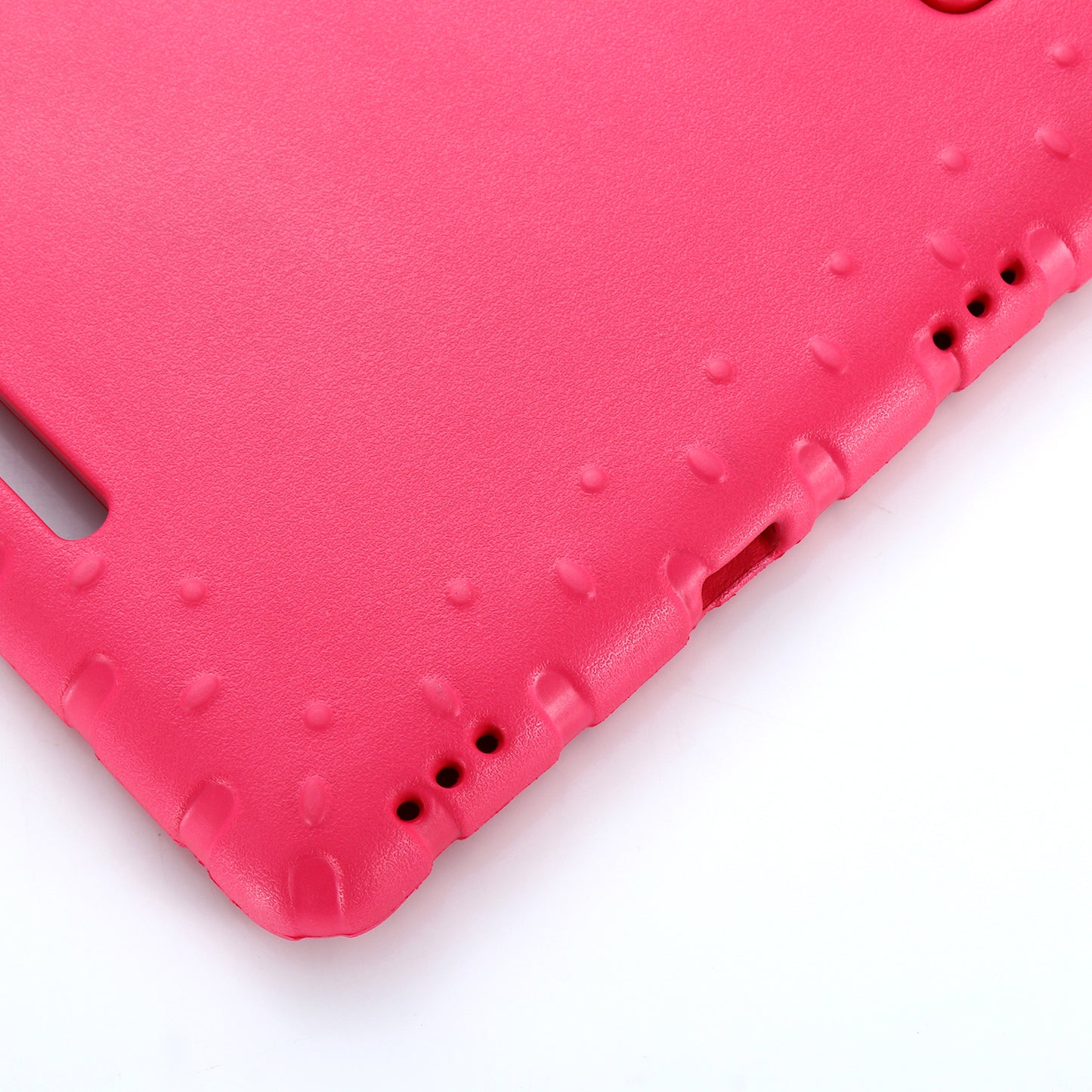 For Samsung Galaxy Tab S9+ / S9 FE+ EVA Tablet Protective Case Handle Kickstand Drop-Proof Cover - Rose