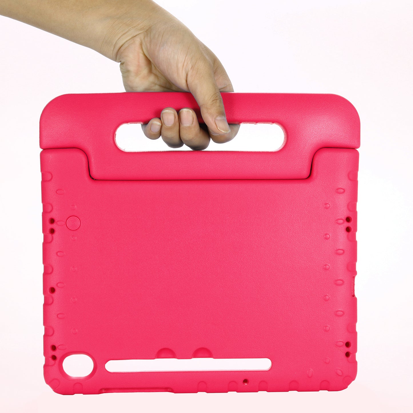 For Samsung Galaxy Tab S9 / S9 FE Protective EVA Kids Cover Handle Kickstand Shockproof Tablet Case - Rose