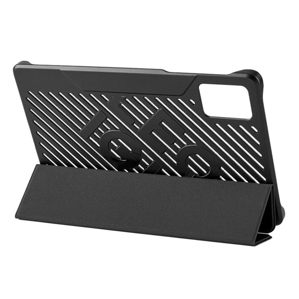 For Lenovo Legion Y700 Tri-Fold Stand Protective Tablet Case Magnetic Absorption PU Leather Cover - Green
