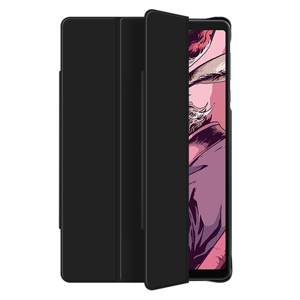 For Lenovo Legion Y700 Tri-Fold Stand Protective Tablet Case Magnetic Absorption PU Leather Cover - Green