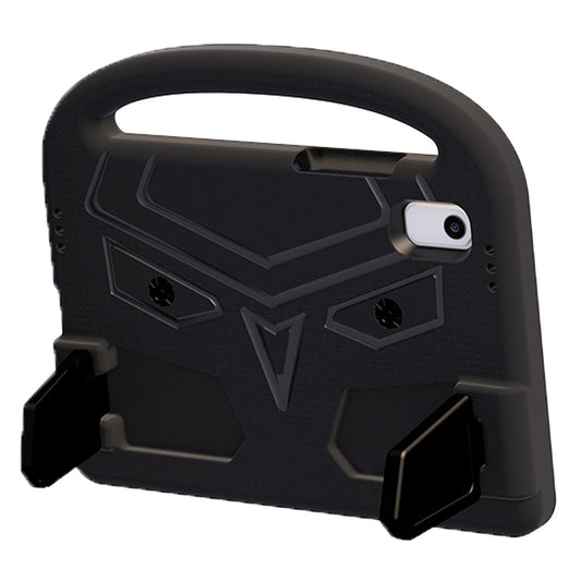 For Lenovo Tab M9 Sparrow Style EVA Case Foldable Kickstand Tablet Protective Cover with Portable Handle - Black