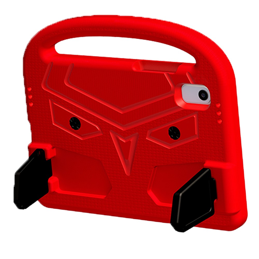 For Lenovo Tab M9 Sparrow Style EVA Case Foldable Kickstand Tablet Protective Cover with Portable Handle - Red