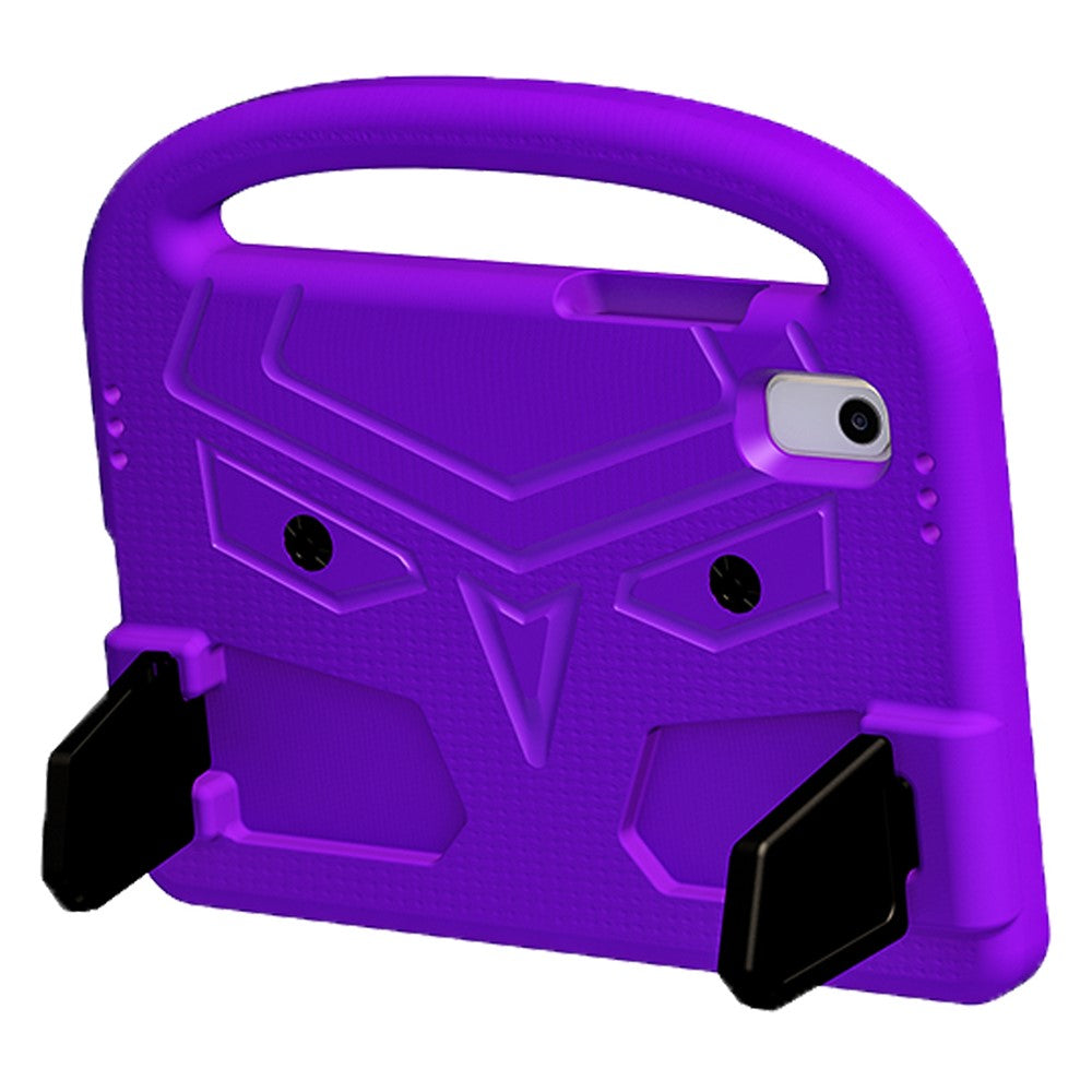 For Lenovo Tab M9 Sparrow Style EVA Case Foldable Kickstand Tablet Protective Cover with Portable Handle - Purple