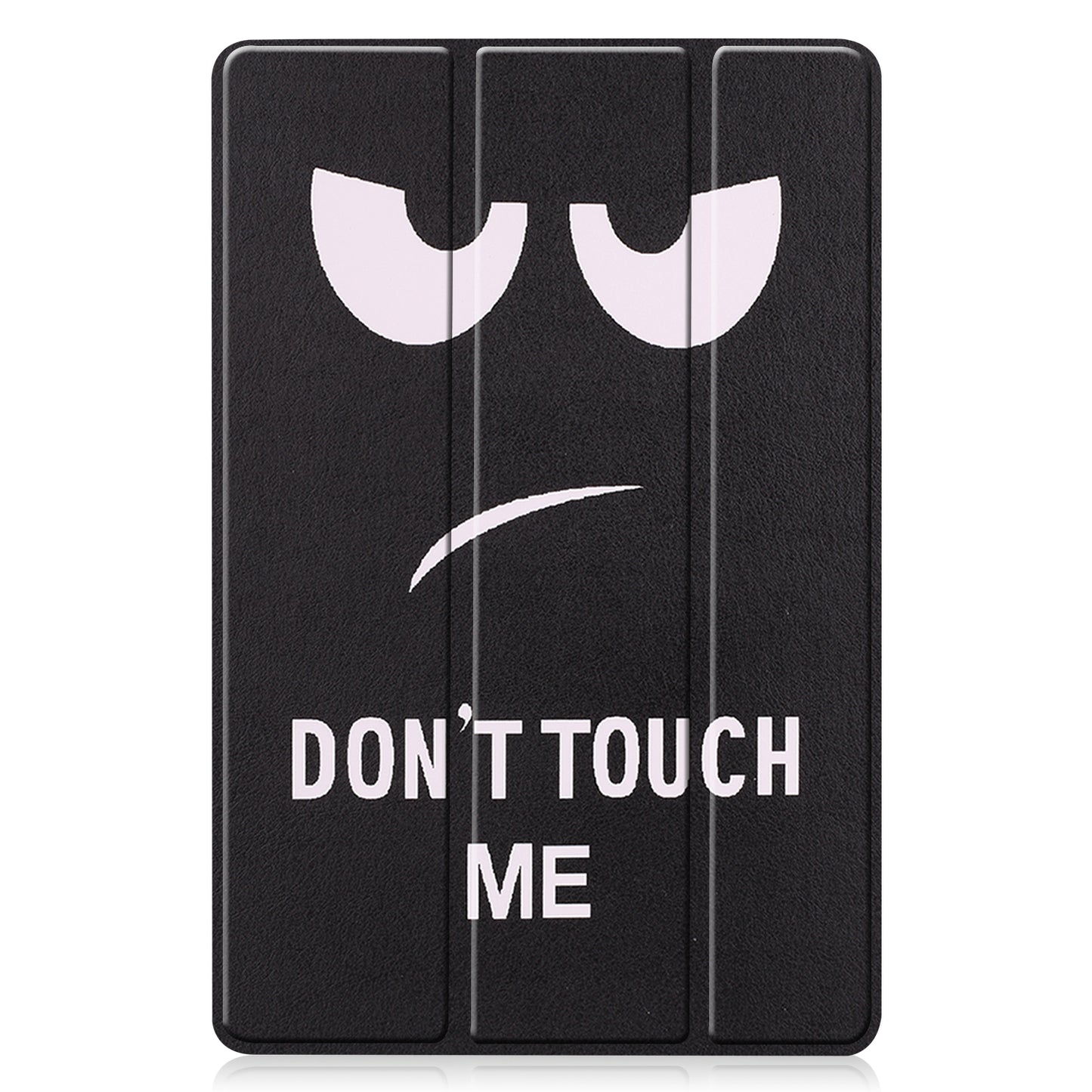 For Samsung Galaxy Tab S9 FE Case Pattern Printing Trifold Stand Tablet Cover - Don&#39;t Touch Me
