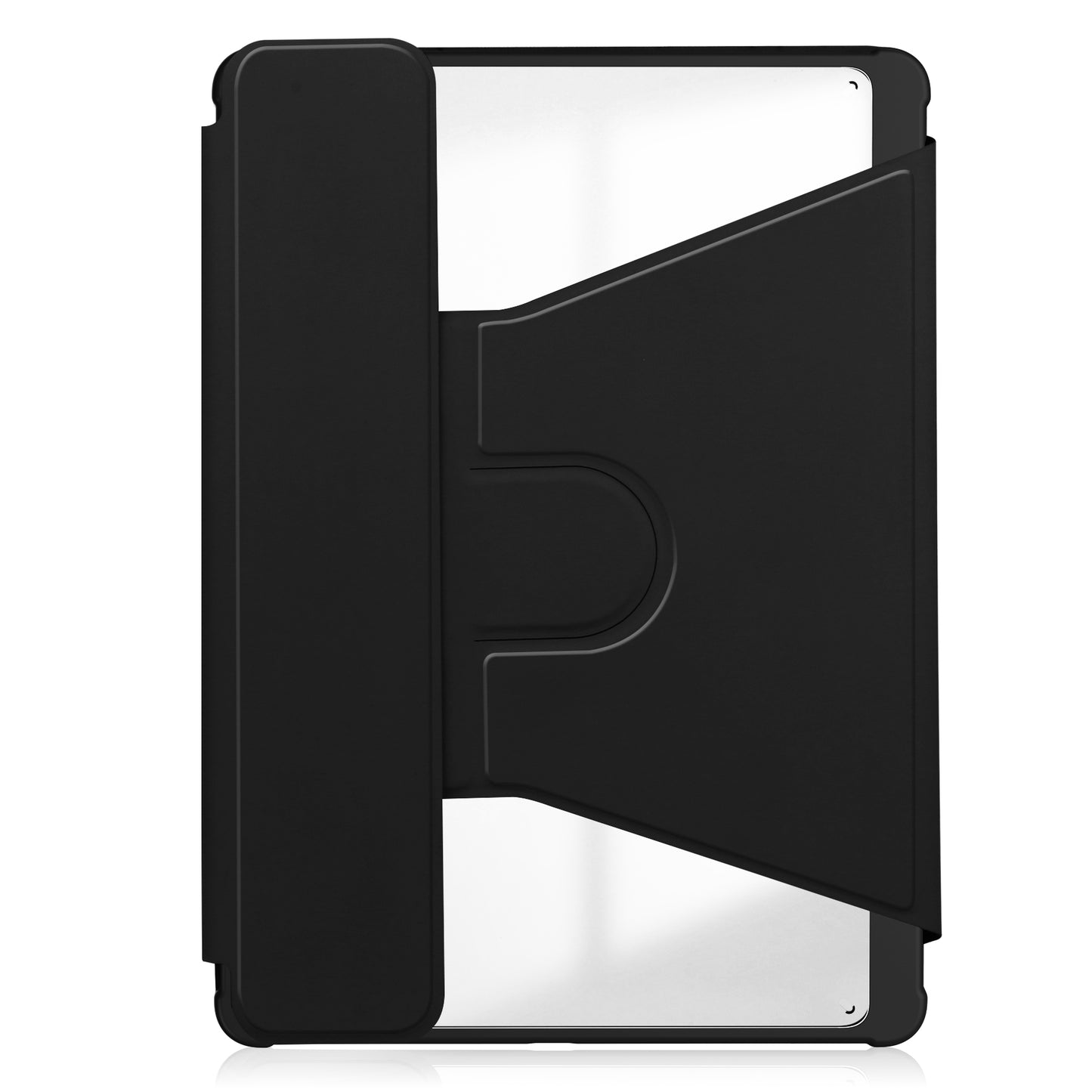 For Samsung Galaxy Tab S9 FE+ Case Rotating Stand Tablet Cover (without Keyboard) - Black