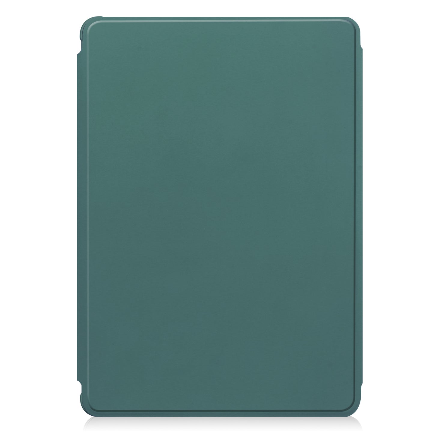 For Samsung Galaxy Tab S9 FE+ Case Rotating Stand Tablet Cover (without Keyboard) - Blackish Green