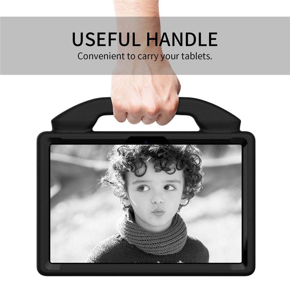 For Lenovo Tab P11 Pro Gen 2 EVA Case Thumbs Up Integrated Kickstand Tablet Cover - Black