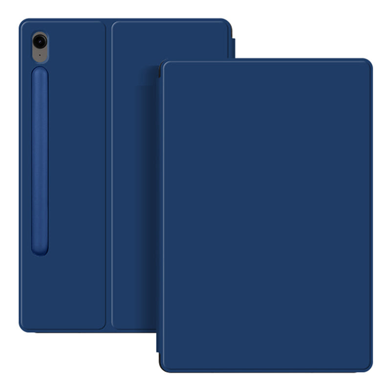 For Samsung Galaxy Tab S9 FE Tablet Case Magnetic PU Leather Stand Cover - Blue