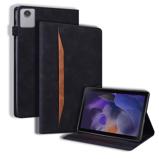For Lenovo Tab M11 / Xiaoxin Pad 11 2024 PU Leather Cover Flip Stand Tablet Cover Shell - Black