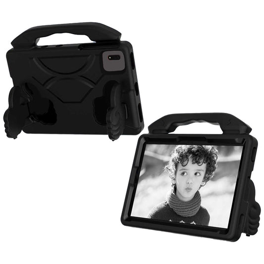 For Xiaomi Redmi Pad SE / Pad 2 / Pad 5 / Lenovo Tab M11 / Xiaoxin Pad 11 2024 EVA Case Thumb Bracket Kickstand Tablet Cover - Black