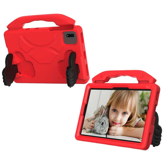 For Xiaomi Redmi Pad SE / Pad 2 / Pad 5 / Lenovo Tab M11 / Xiaoxin Pad 11 2024 EVA Case Thumb Bracket Kickstand Tablet Cover - Red
