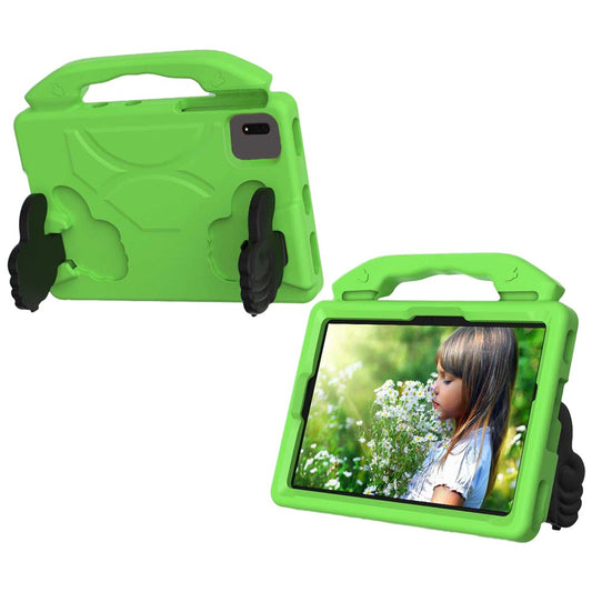 For Xiaomi Redmi Pad SE / Pad 2 / Pad 5 / Lenovo Tab M11 / Xiaoxin Pad 11 2024 EVA Case Thumb Bracket Kickstand Tablet Cover - Green