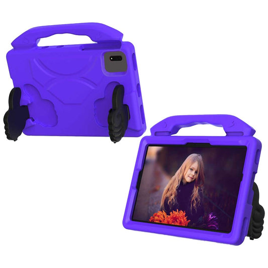 For Xiaomi Redmi Pad SE / Pad 2 / Pad 5 / Lenovo Tab M11 / Xiaoxin Pad 11 2024 EVA Case Thumb Bracket Kickstand Tablet Cover - Purple