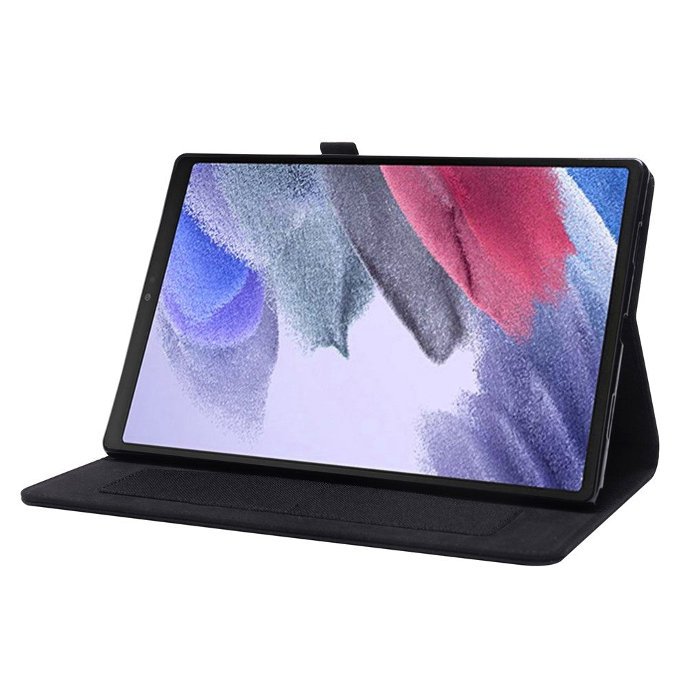 For Lenovo Tab M10 (Gen 3) Leather Case Business Folio Stand Tablet Cover with Card Slot - Black