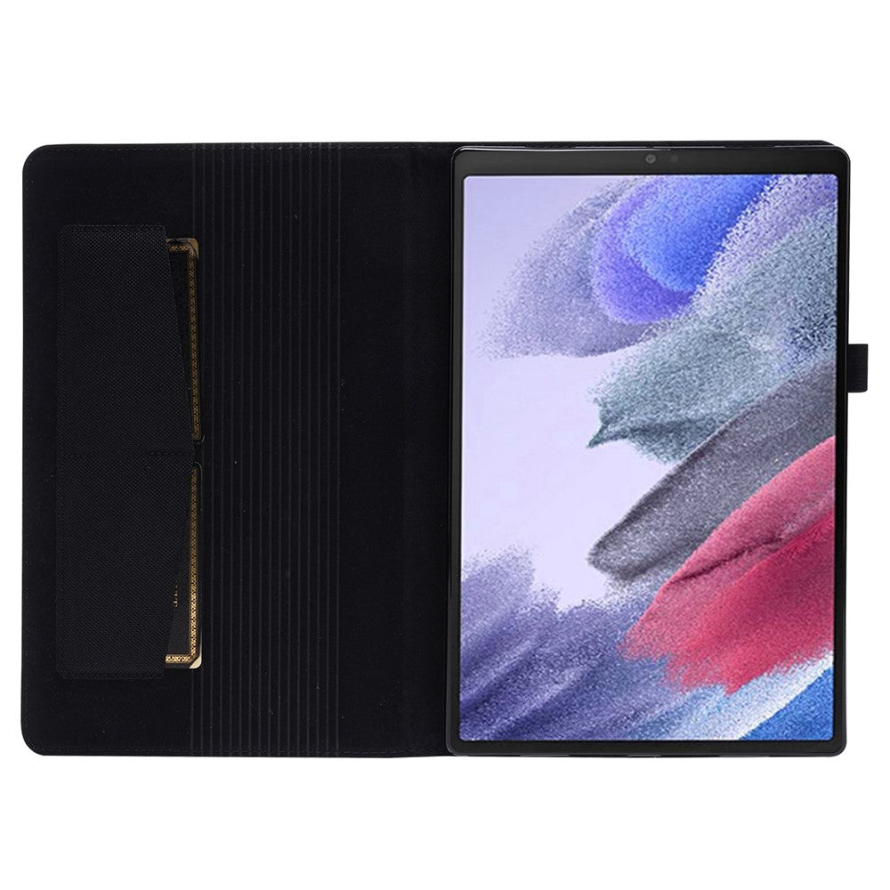 For Lenovo Tab M10 (Gen 3) Leather Case Business Folio Stand Tablet Cover with Card Slot - Black