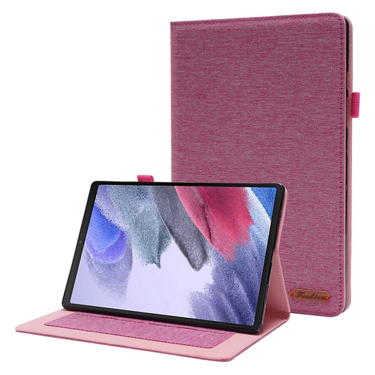 For Lenovo Tab M10 (Gen 3) Leather Case Business Folio Stand Tablet Cover with Card Slot - Pink