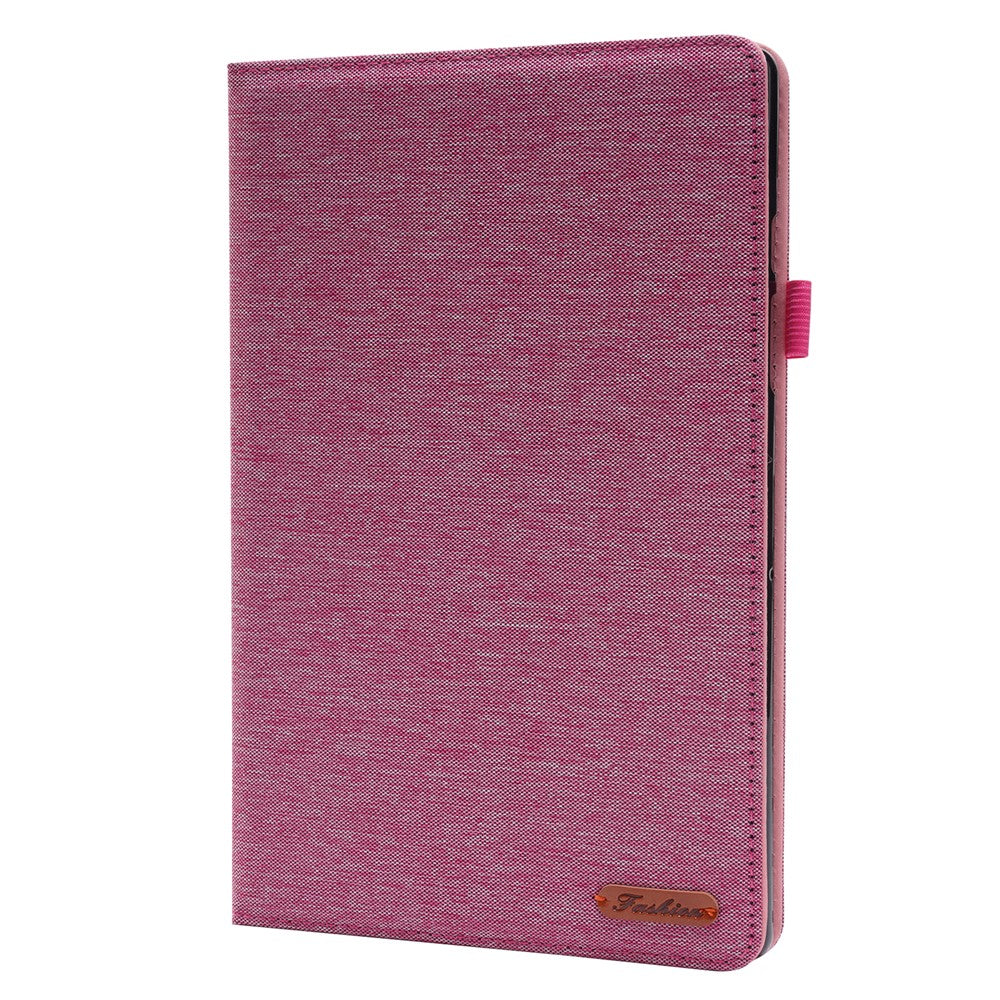 For Lenovo Tab M10 (Gen 3) Leather Case Business Folio Stand Tablet Cover with Card Slot - Pink