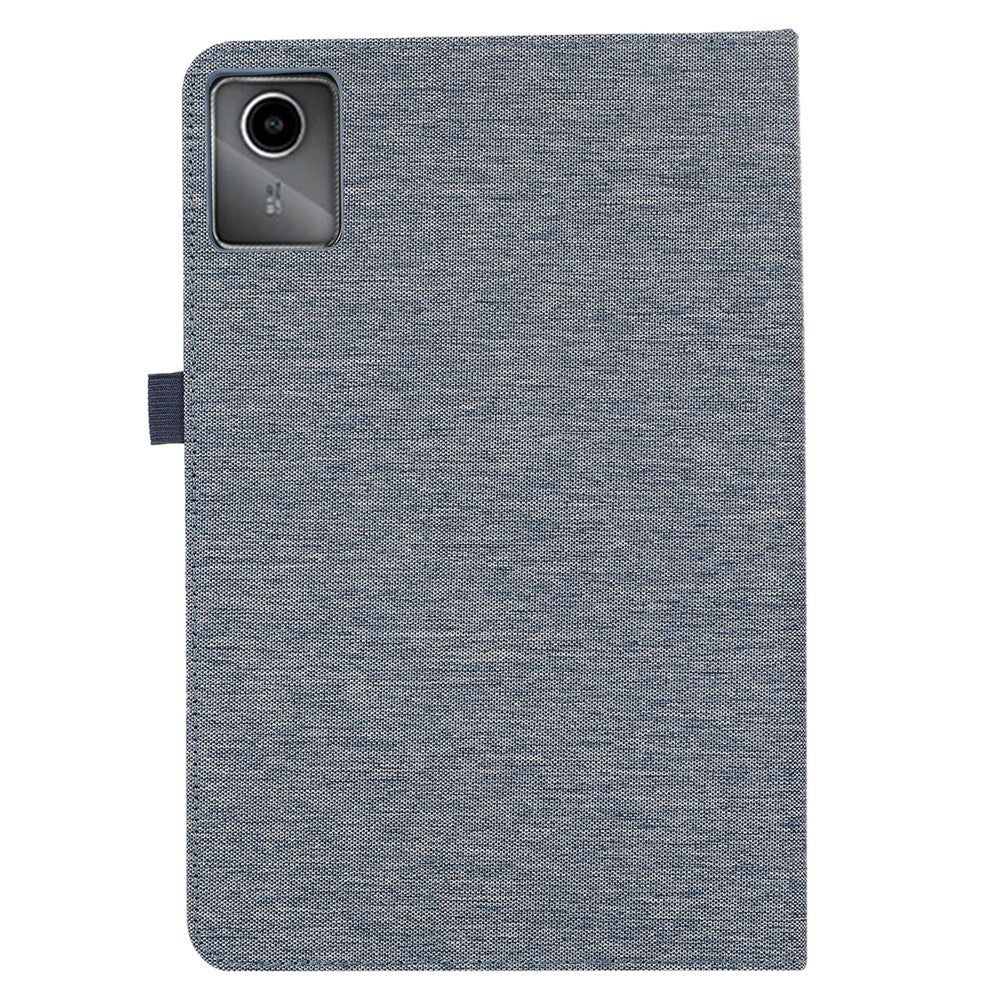 For Lenovo Tab M11 / Xiaoxin Pad 11 2024 Case PU Leather Card Holder Tablet Stand Cover - Blue