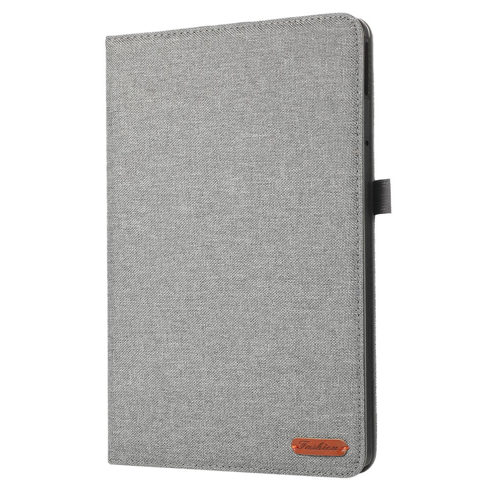 For Lenovo Tab M11 / Xiaoxin Pad 11 2024 Case PU Leather Card Holder Tablet Stand Cover - Grey