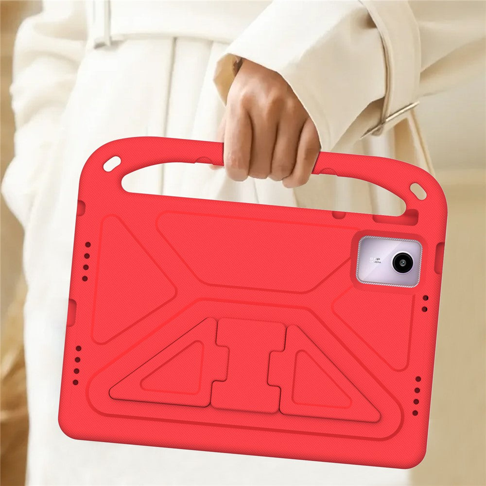For Lenovo Tab M11 / Xiaoxin Pad 11 2024 Case EVA Handle Kickstand Tablet Cover - Red