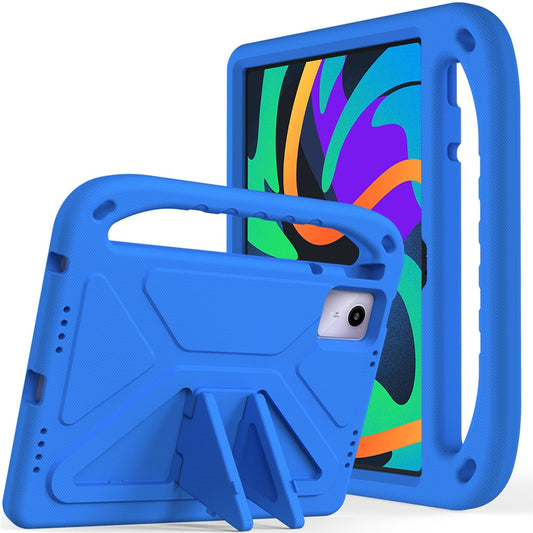 For Lenovo Tab M11 / Xiaoxin Pad 11 2024 Case EVA Handle Kickstand Tablet Cover - Blue