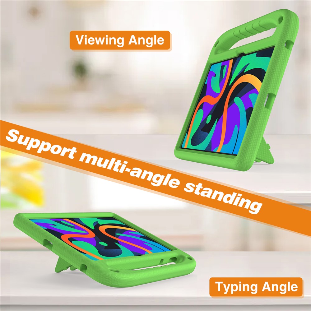 For Lenovo Tab M11 / Xiaoxin Pad 11 2024 Case EVA Handle Kickstand Tablet Cover - Green