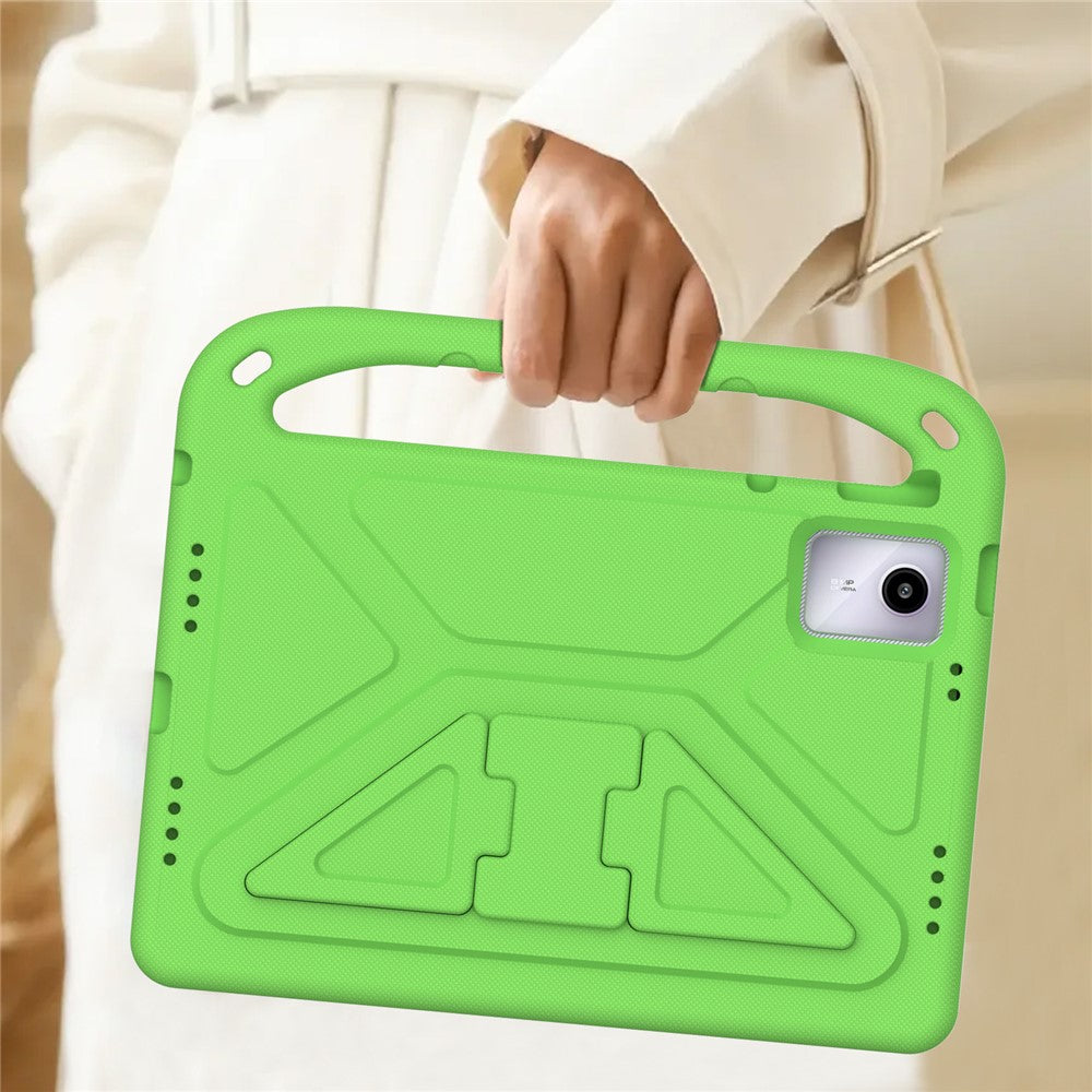 For Lenovo Tab M11 / Xiaoxin Pad 11 2024 Case EVA Handle Kickstand Tablet Cover - Green