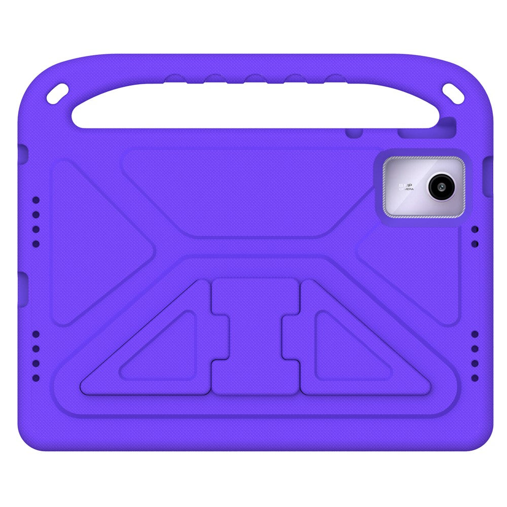 For Lenovo Tab M11 / Xiaoxin Pad 11 2024 Case EVA Handle Kickstand Tablet Cover - Purple