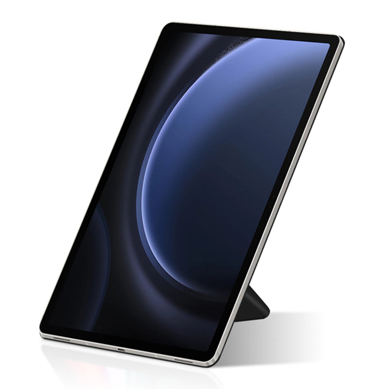 For Samsung Galaxy Tab S9 FE Case Magnetic V-fold Stand Tablet Cover with Auto Sleep  /  Wake - Black