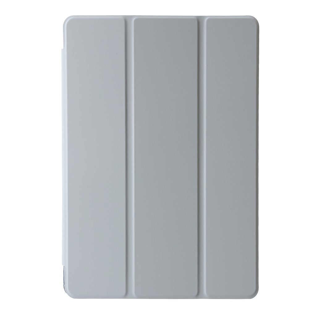 For Lenovo Tab M11 / Xiaoxin Pad 11 2024 Case TPU+Acrylic+PU Tablet Cover with Tri-fold Stand - Grey