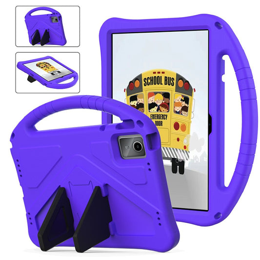 For Lenovo Tab M11 / Xiaoxin Pad 11 2024 Tablet Case with Handle Drop Proof EVA Cover - Purple