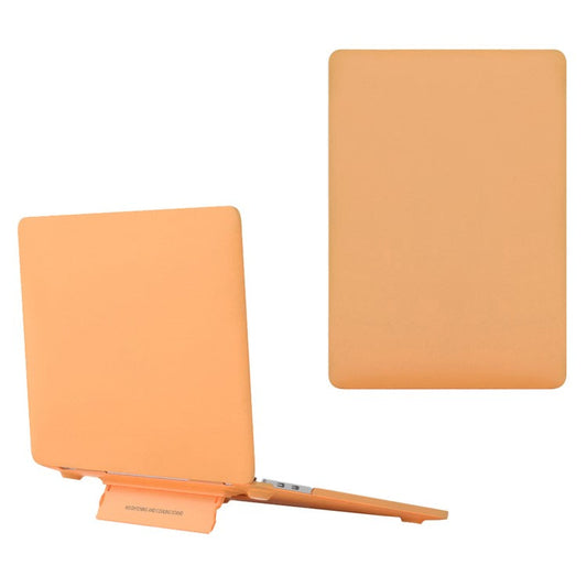 For MacBook Pro 16 inch (2024) (2023) (2021) (A2485 / A2780 / A2991) Case Kickstand Heat Dissipation Laptop Cover - Yellow