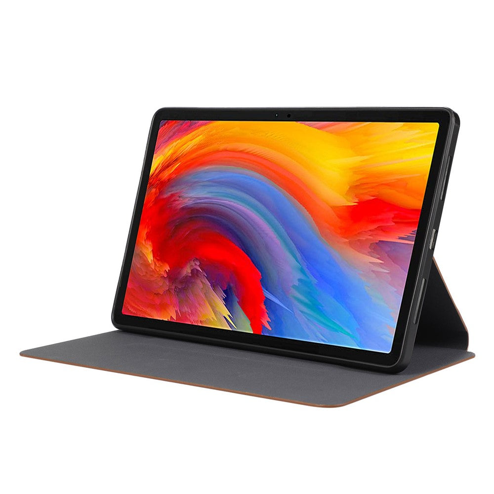 For Lenovo Tab M11 / Xiaoxin Pad 11 2024 Tablet Case Auto Sleep / Wake Folio Stand Cover - Brown