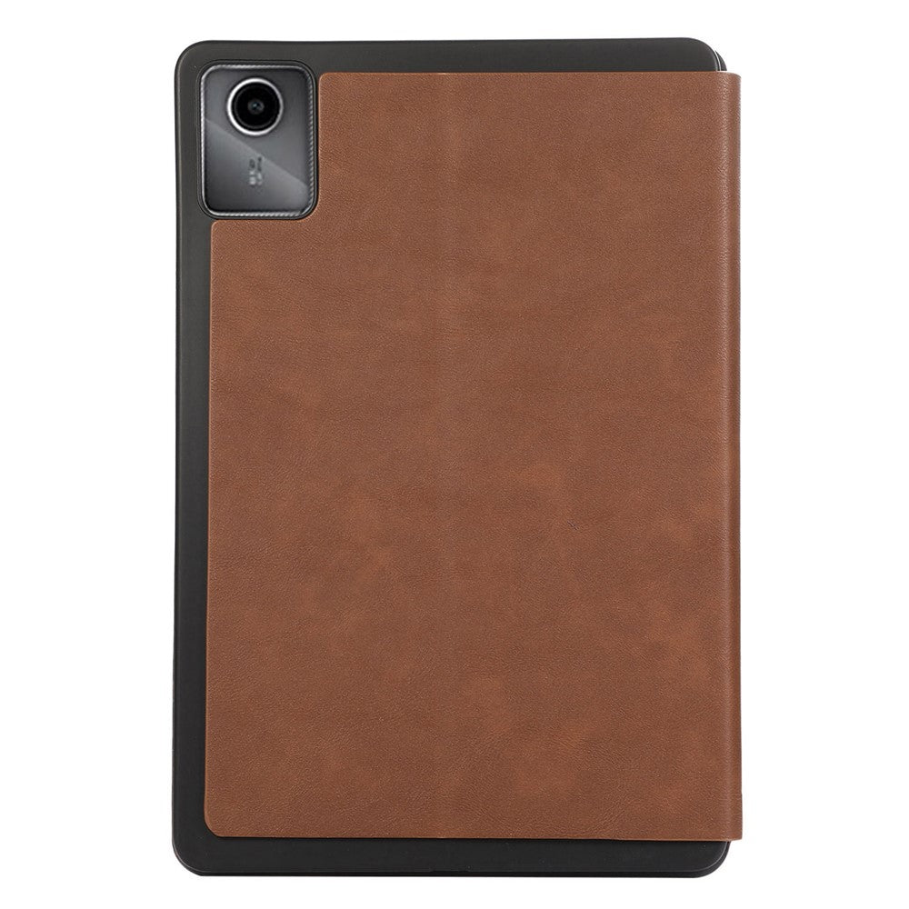 For Lenovo Tab M11 / Xiaoxin Pad 11 2024 Tablet Case Auto Sleep / Wake Folio Stand Cover - Brown