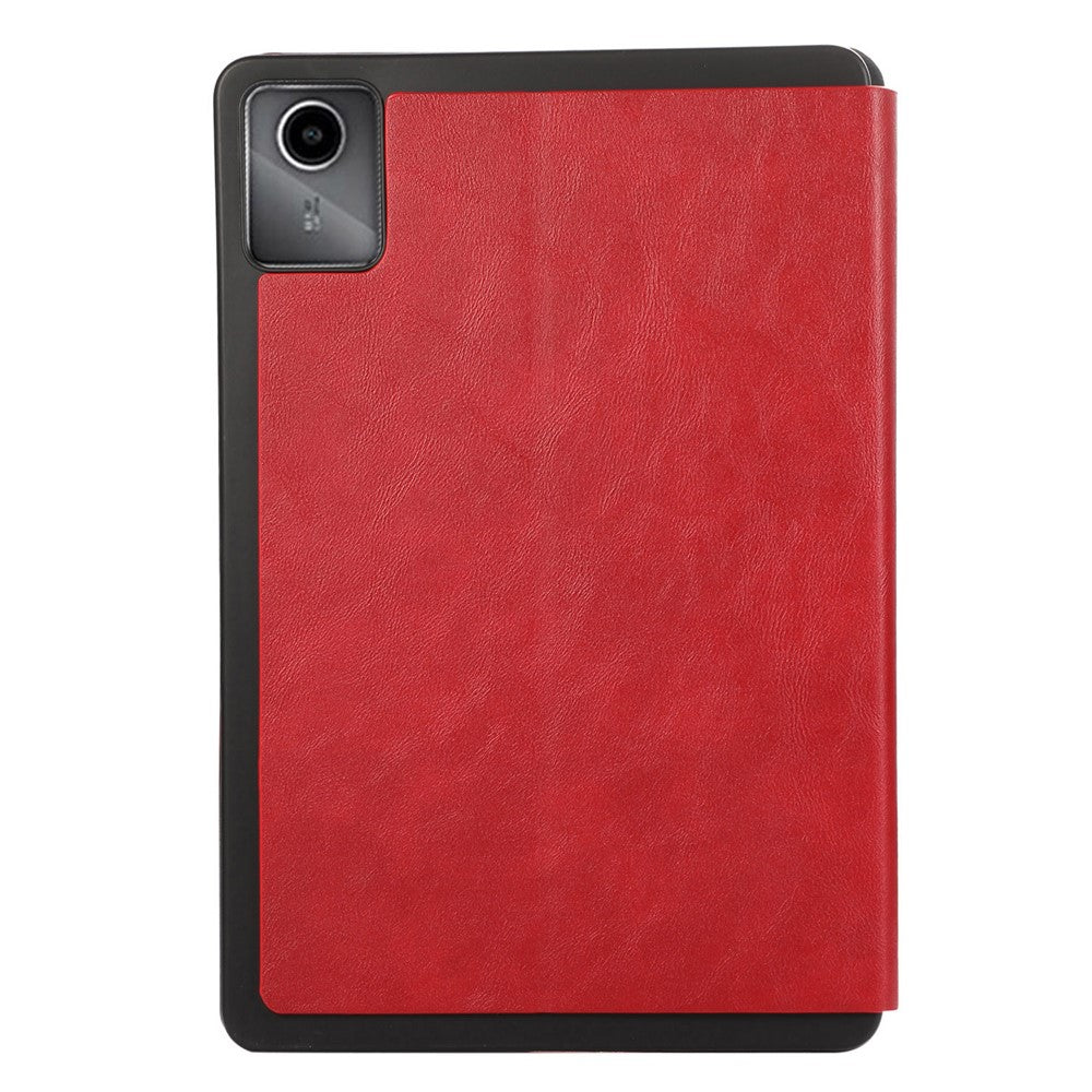 For Lenovo Tab M11 / Xiaoxin Pad 11 2024 Tablet Case Auto Sleep / Wake Folio Stand Cover - Red