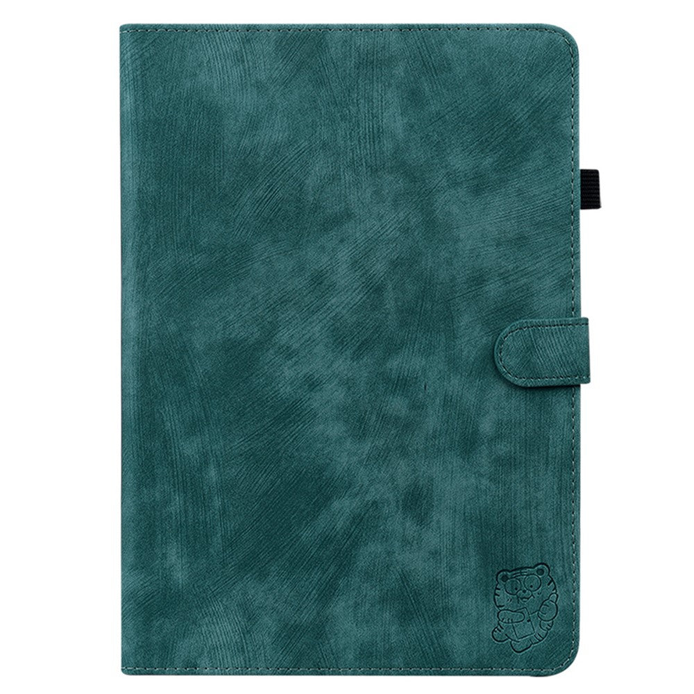For Lenovo Tab M11 / Xiaoxin Pad 11 2024 Case Card Slots Leather Tablet Cover - Green