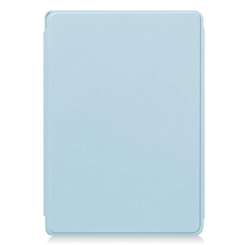 For Lenovo Tab M11 / Xiaoxin Pad 11 2024 Case PU+Acrylic Tablet Stand Cover with Bluetooth-compatible Keyboard - Sky Blue
