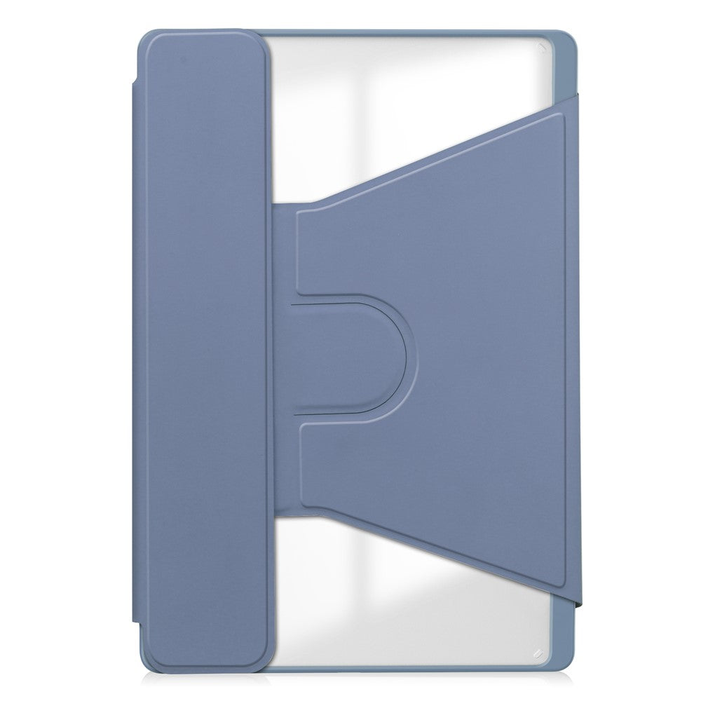 For Lenovo Tab M11 / Xiaoxin Pad 11 2024 Case PU+Acrylic Tablet Stand Cover with Bluetooth-compatible Keyboard - Purple