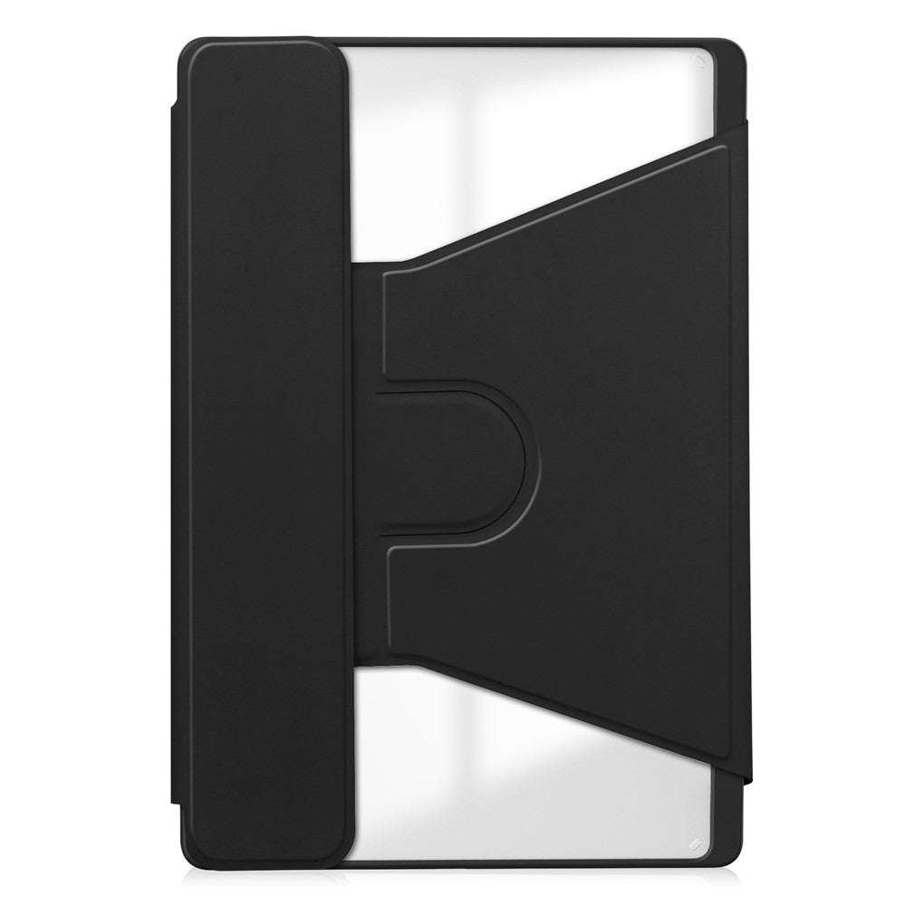 For Lenovo Tab M11 / Xiaoxin Pad 11 2024 Tablet Case 360-Degree Rotating Stand Anti-fall Cover (without Keyboard) - Black