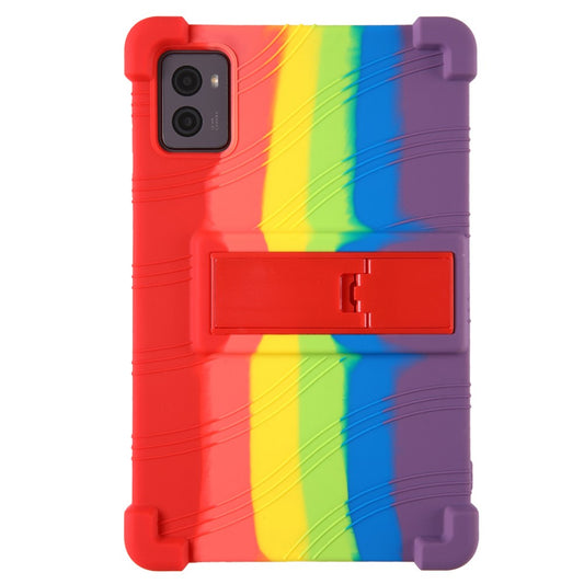 For Lenovo Legion Y700 (2023) Silicone Case Four Corners Protective Kickstand Cover - Multi-color
