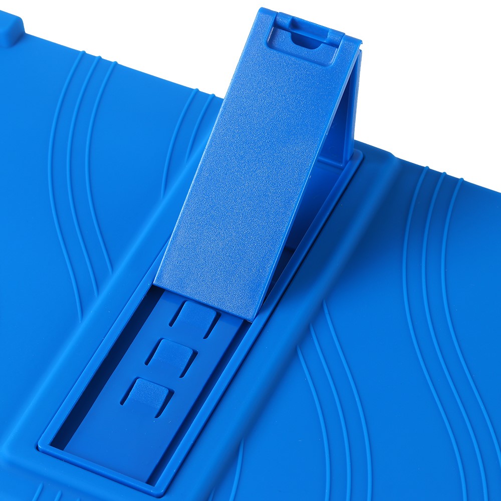 For Lenovo Tab M11 / Xiaoxin Pad 11 2024 Kickstand Case Reinforced Corners Silicone Cover - Orange