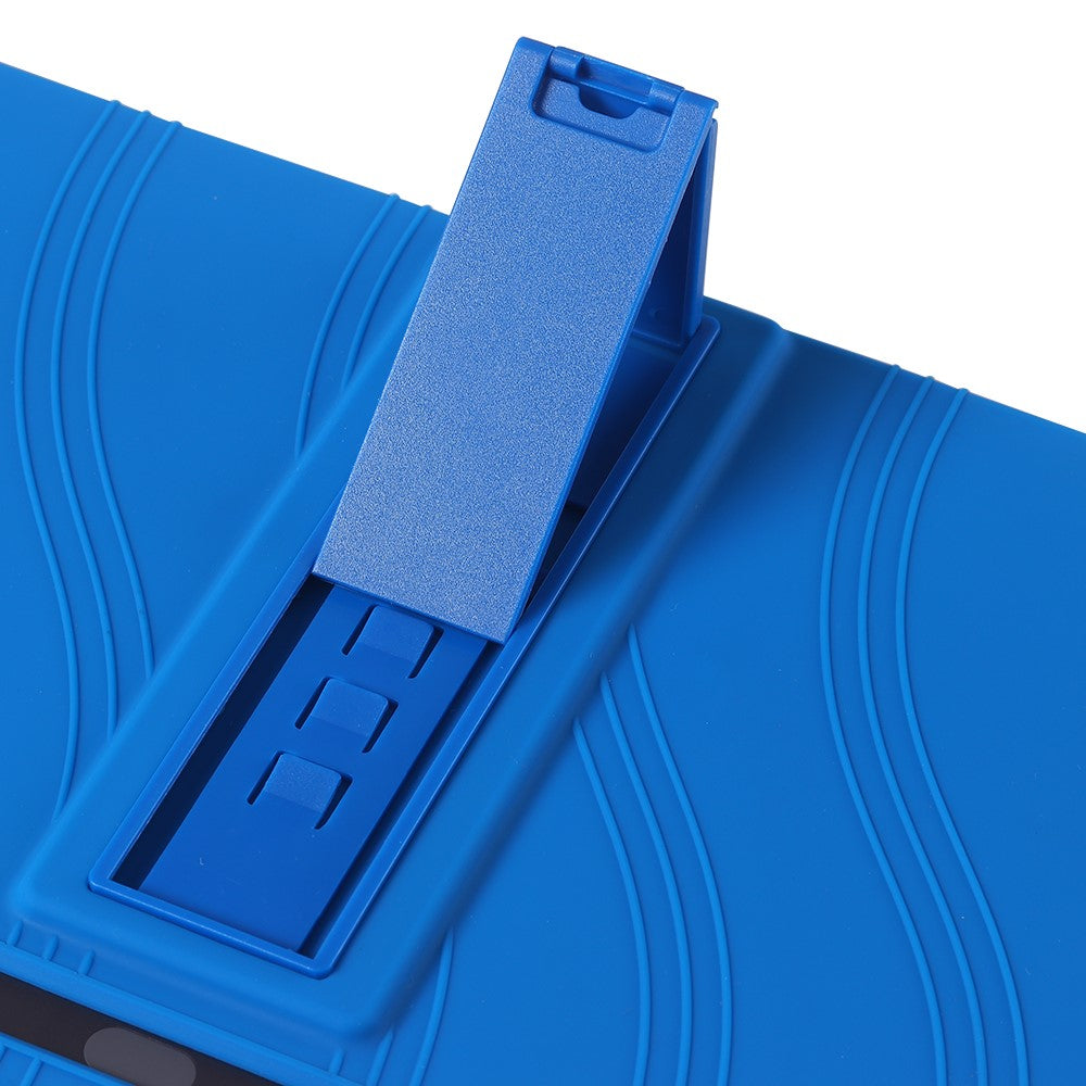 For Lenovo Xiaoxin Pad Pro 12.7 inch Tablet Case Kickstand Protective Cover - Dark Blue